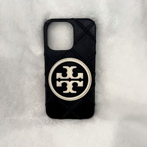 Leather Tory Burch phone case